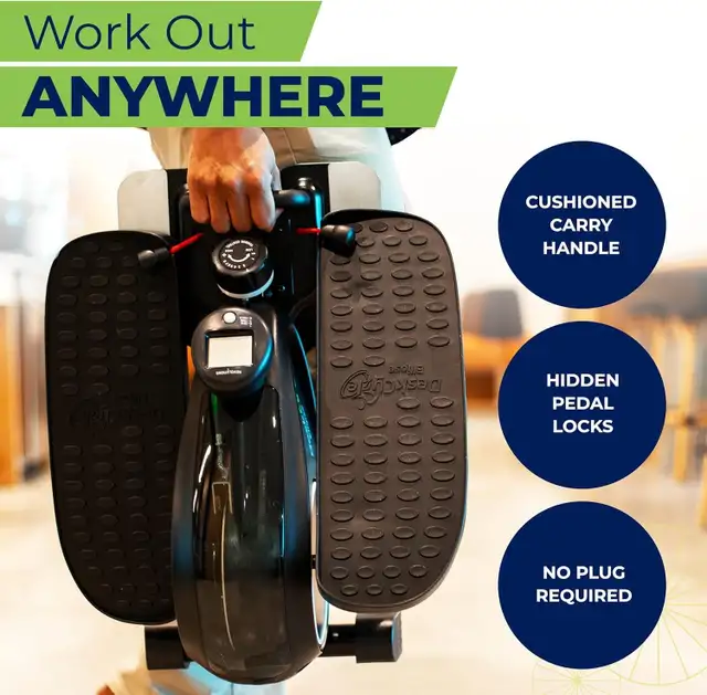 New DeskCycle Under Desk Elliptical Machine, Mini Cardio Machine - Photo 5