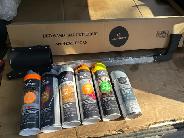 Brand New Soppec paints and Duo Wand