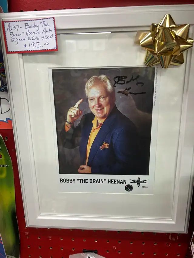 Bobby The Brain Heenan Auto 8x10 Framed Photo Booth 276