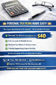 Personal Tax Filing Made Easy!