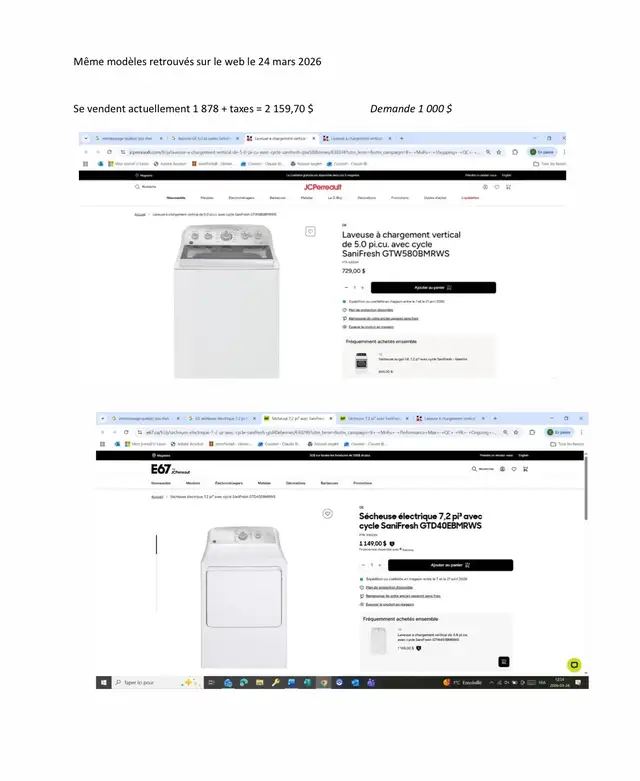 Laveuse-sécheuse AUBAINE - Photo 3
