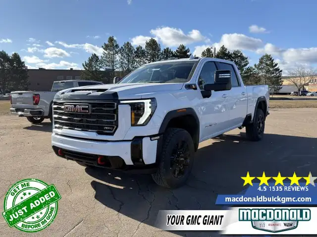 2026 GMC Sierra 2500HD AT4 - Leather Seats - $826 B/W