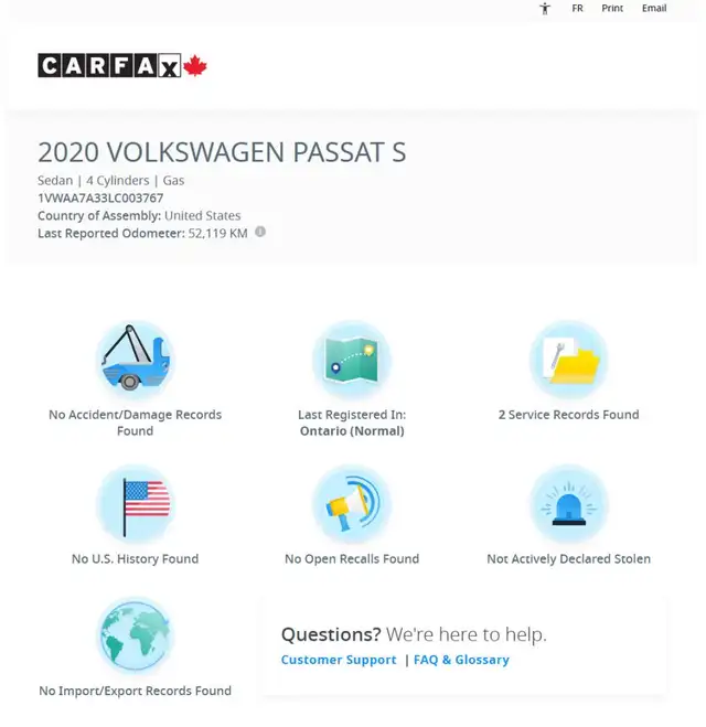 2020 Volkswagen Passat Comfortline New Tires Camera CLEAN CARFAX - Photo 4