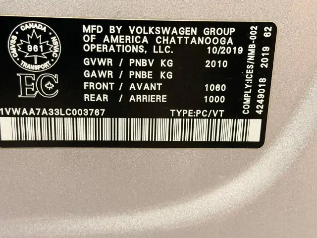 2020 Volkswagen Passat Comfortline New Tires Camera CLEAN CARFAX - Photo 41
