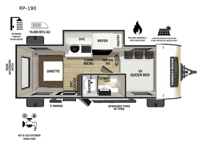 2026 Forest River RV R Pod RP-190 - Photo 2