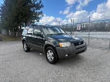 2002 FORD ESCAPE XLT 4WD AUTOMATIC A/C LEATHER MOONROOF ALLOYS !