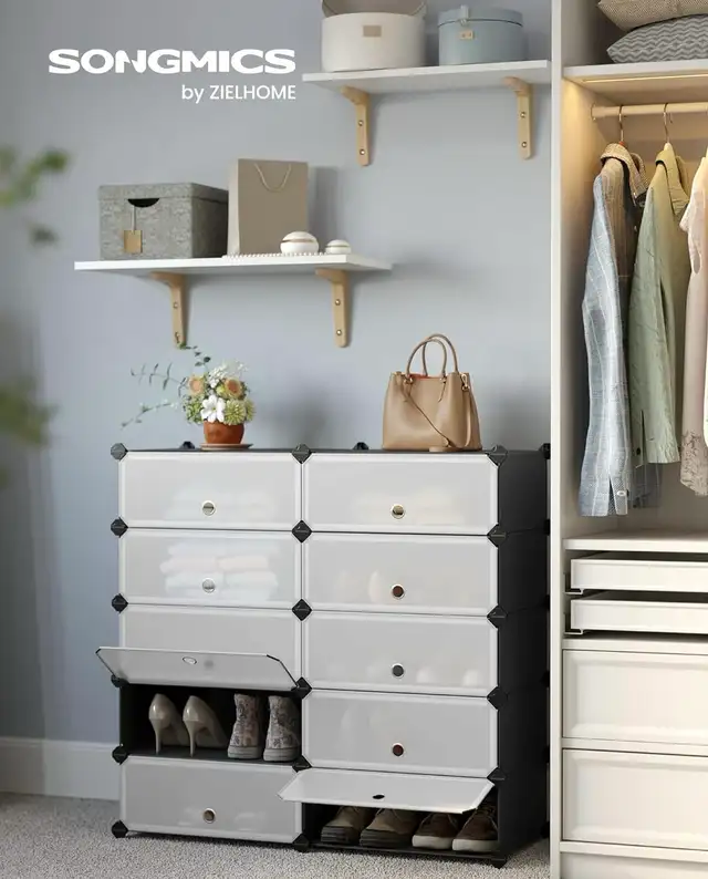 SONGMICS 10-Cube Shoe Storage Organizer - Photo 2