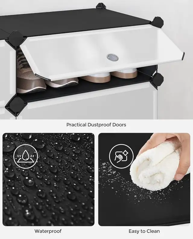 SONGMICS 10-Cube Shoe Storage Organizer - Photo 7