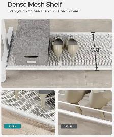 SONGMICS Rolling Garment Rack with Shelf - Photo 6