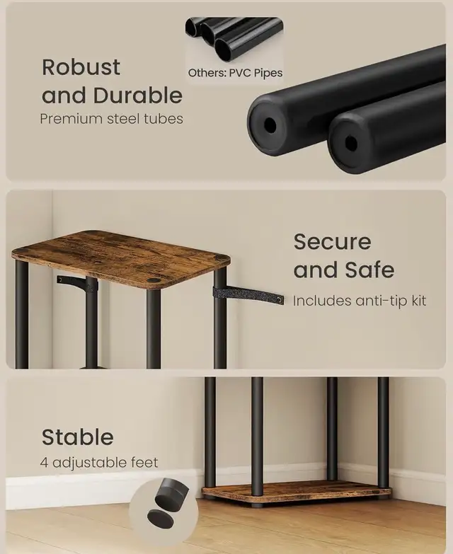 3-Tier Slim Storage Shelf - Photo 6