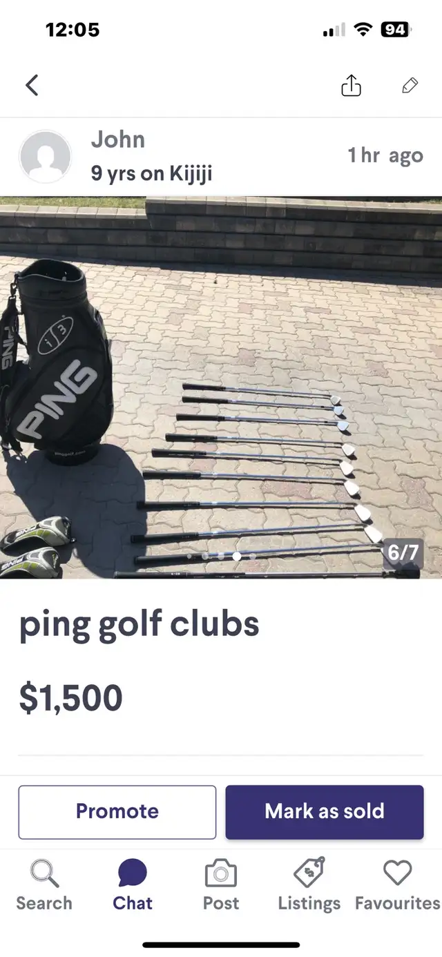 Ping golf set & ping bag - Photo 5