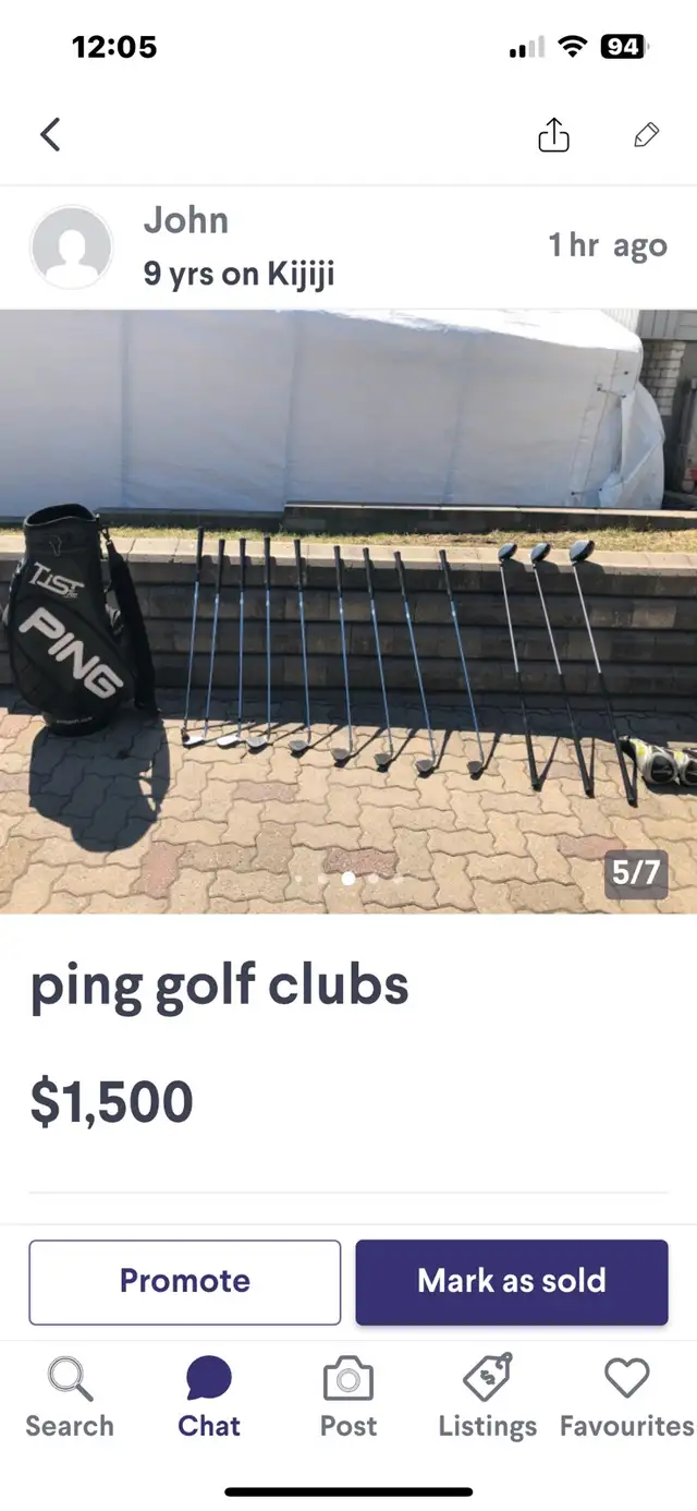 Ping golf set & ping bag - Photo 6