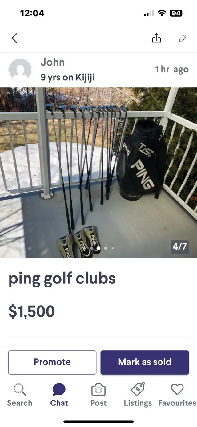 Ping golf set & ping bag - Photo 7