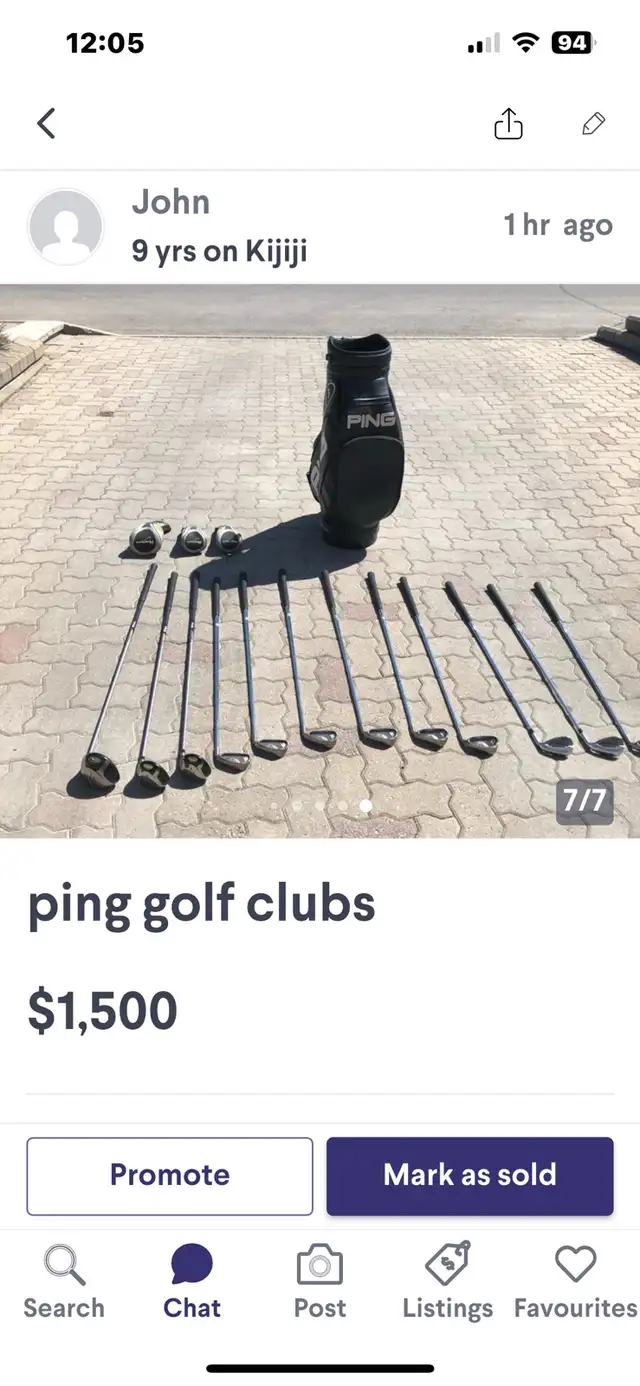 Ping golf set & ping bag - Photo 8