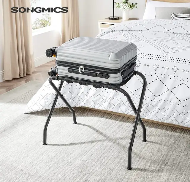 SONGMICS Folding Luggage Rack - Photo 2