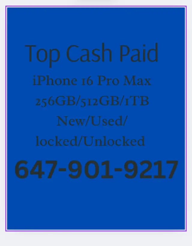 CASH paid for iphone 16 pro max 512gb NATURAL