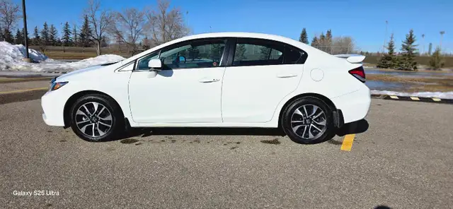 2014 honda civic sports ex taffeta white sedan