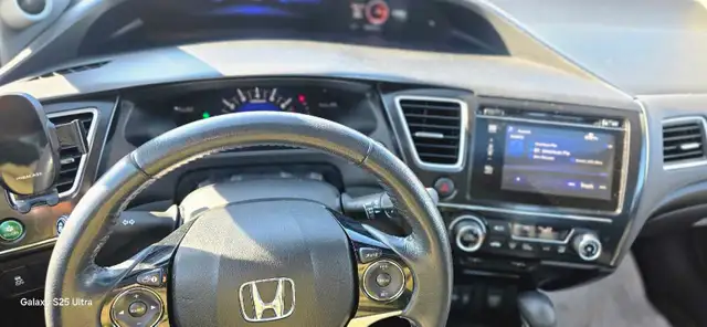 2014 honda civic sports ex taffeta white sedan - Photo 3