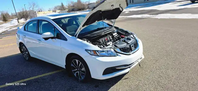 2014 honda civic sports ex taffeta white sedan - Photo 6