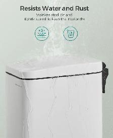 SONGMICS Slim Bathroom Trash Can - Photo 4