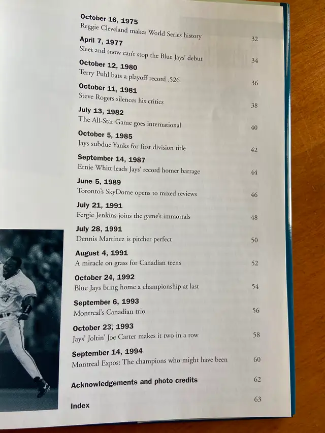 Great Moments in Canadian Baseball Book plus two ticket stubs - Photo 4