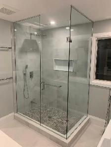 Custom Frameless Glass Showers & Railing