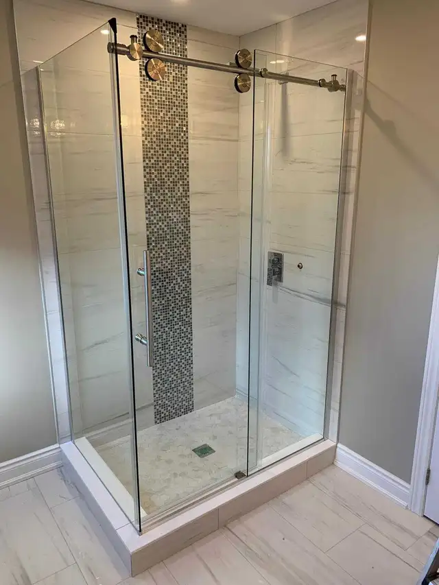 Custom Frameless Glass Showers & Railing - Photo 3