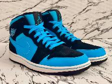 AIR JORDAN 1 MID ''DARK POWDER BLUE'' 2014 - Photo 6