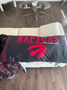 Toronto Raptors Body Pillow and hood blanket