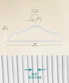 Velvet Non-Slip Hangers – 50 Pack - Photo 2