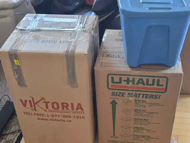 Labour Required to Move Boxes Around the House and Storage Today