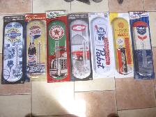 NEW VINTAGE STYLE GAS OIL PEPSI BEER AUTOMOTIVE THERMOMETERS