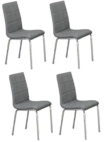 DESIGNER ROUND DINING TABLE  4 CHAIRS FULL SET (FREE DELIVERY) - Photo 4