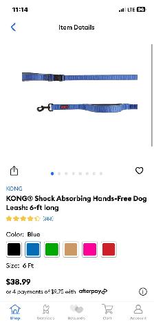 Kong Dog Leash (Hands Free/Regular) - Photo 2