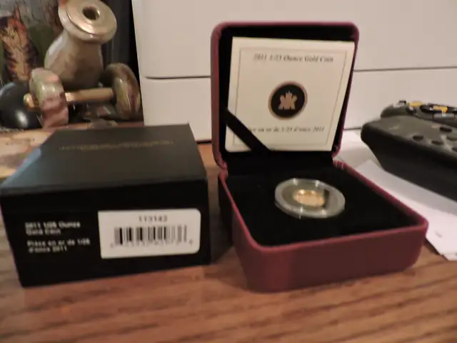 Pièce de monnaie en OR fin 2011 Pure Gold Coin 1/25 oz - Photo 3