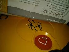 lifepak crplus defibrillator  portable with extra pads NEW