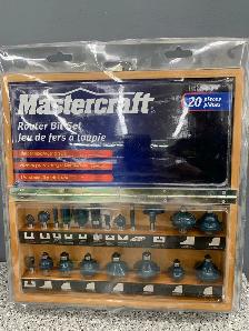 Mastercraft 20 Piece Router Bit Set