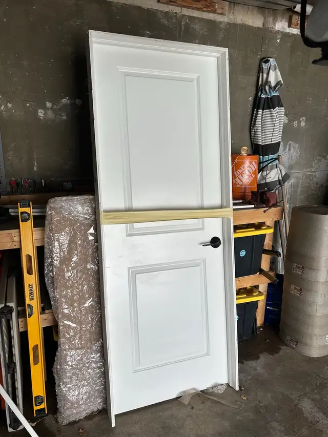 Left hand swing 30 inch pre hung door