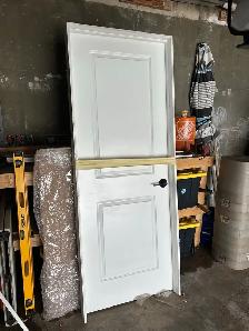 Left hand swing 30 inch pre hung door