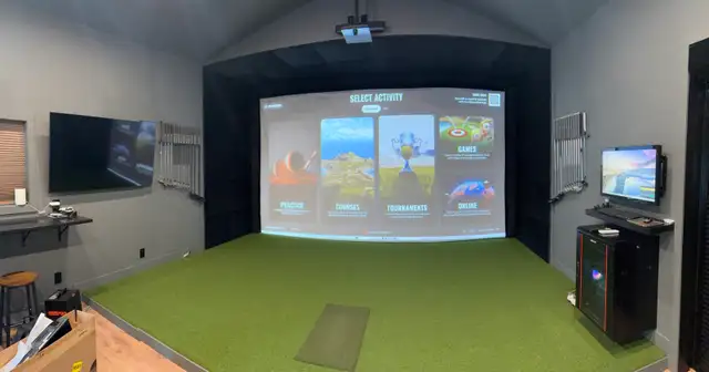 Custom Golf Simulator Wall & Ceiling Panels - Photo 3