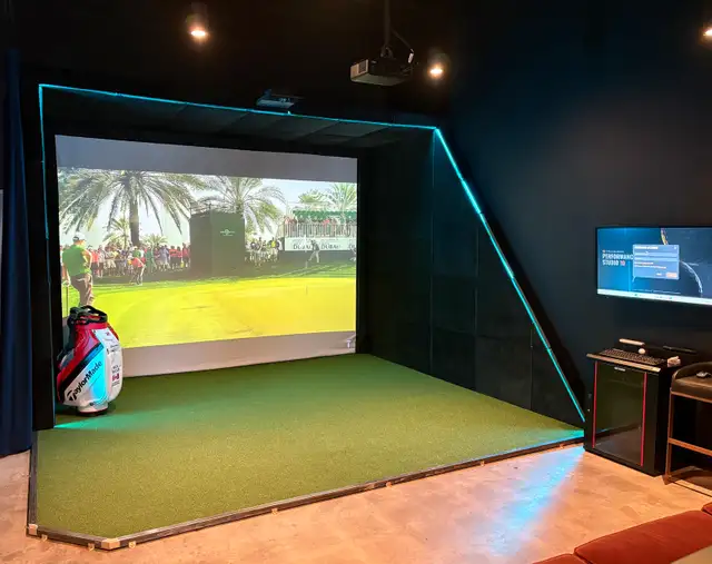 Custom Golf Simulator Wall & Ceiling Panels - Photo 7