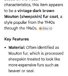 FUR COAT ( MOUTON FUR COAT) - Photo 7