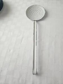 Antique White Water Ladle and Strainer - Photo 2