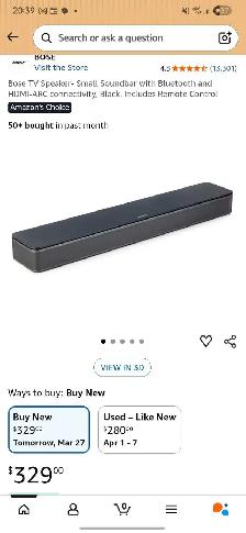 Bose TV Speaker