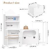 Brand New Elegant Kids Bookcases/Cabinets With 2-Drawer $169 - Photo 4