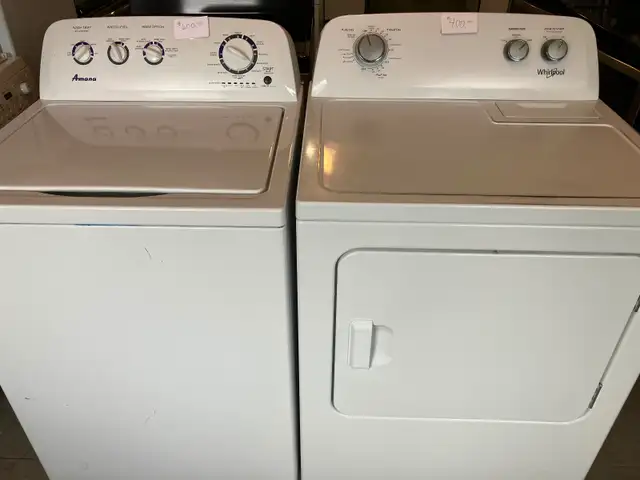 Whirlpool washer dryer pair  $900  1 yr. warranty delivery incl.