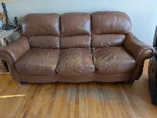 Leather sofa