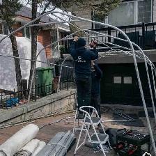 Désinatallation Abris auto