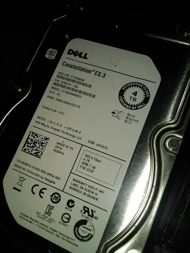 4tb sas 3.5 2000  hard drives sata sas ssd scsi ide lff sff disq - Photo 2
