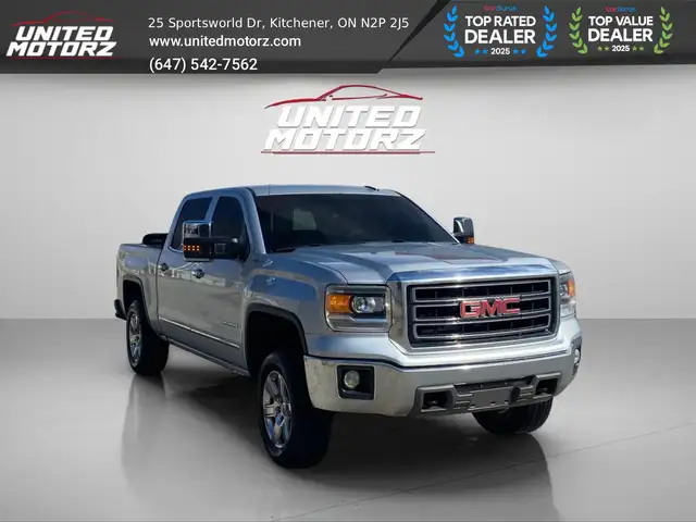 2015 GMC Sierra 1500 SLT Crew Cab 5.3L V8 4WD~NO ACCIDENTS~38 se - Photo 3